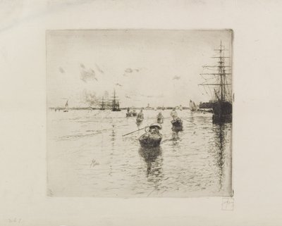 Laguna with Steamers and Gondolas, 1885 by Robert Frederick Blum